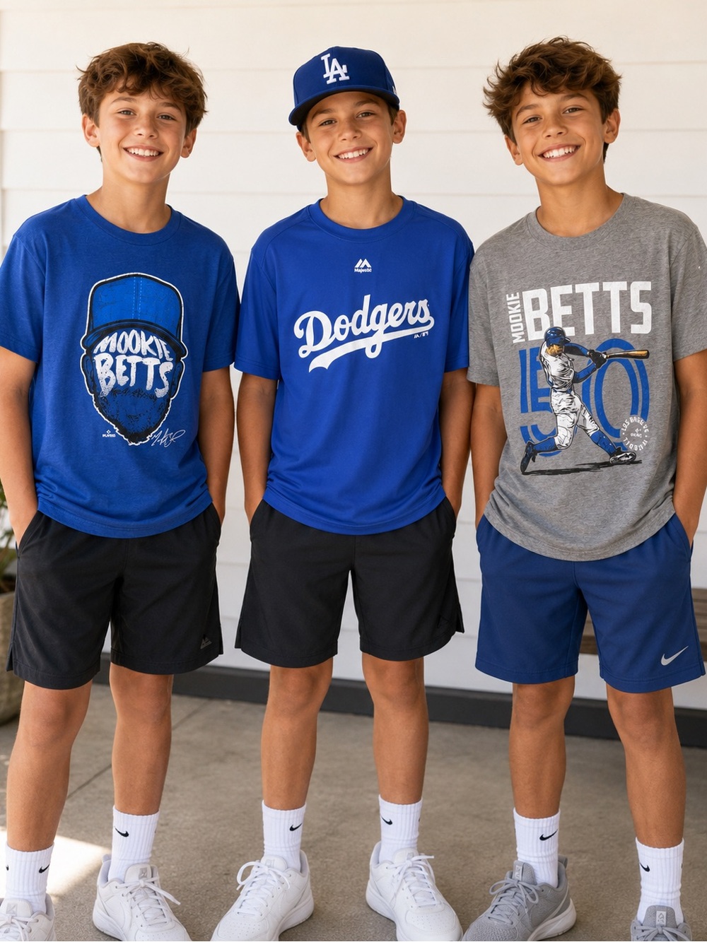 Mookie Betts LA Dodgers Boys Shirt Bundle Size M-L 10/12